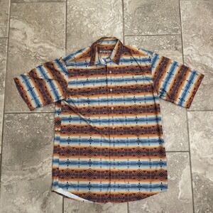 Ariat Men's VentTEK Southwest Outbound Classic Fit Short Sleeve Shirt Sz S